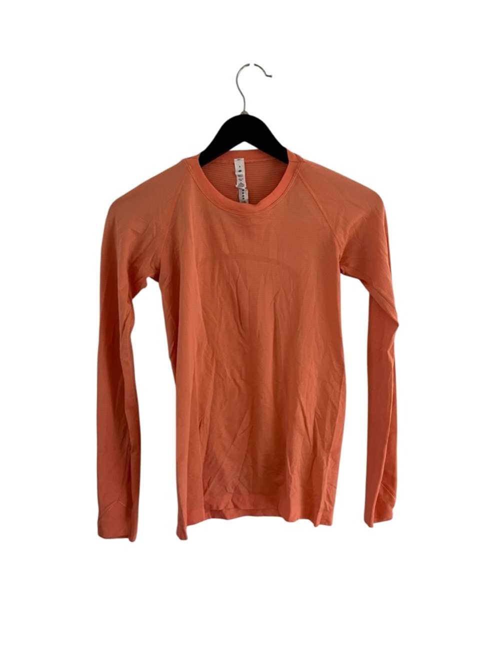lululemon athletica Long Sleeve Tee in Coral